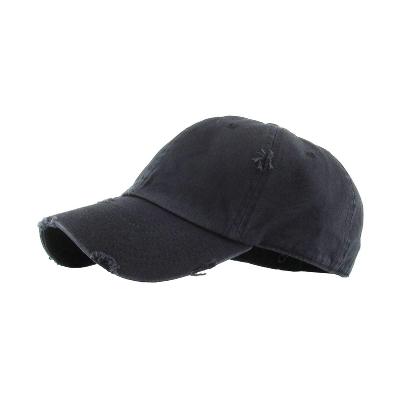 BSCI Audit Custom Washed Distressed Cotton Baseball Polo Style Vintage Cap