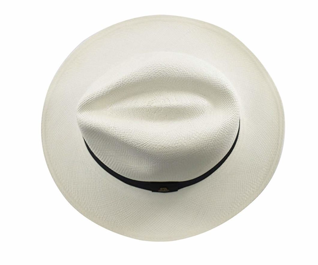 BSCI Audit Custom Classic Summer Beach Fedora Soft Straw Panama Hat Ecuador