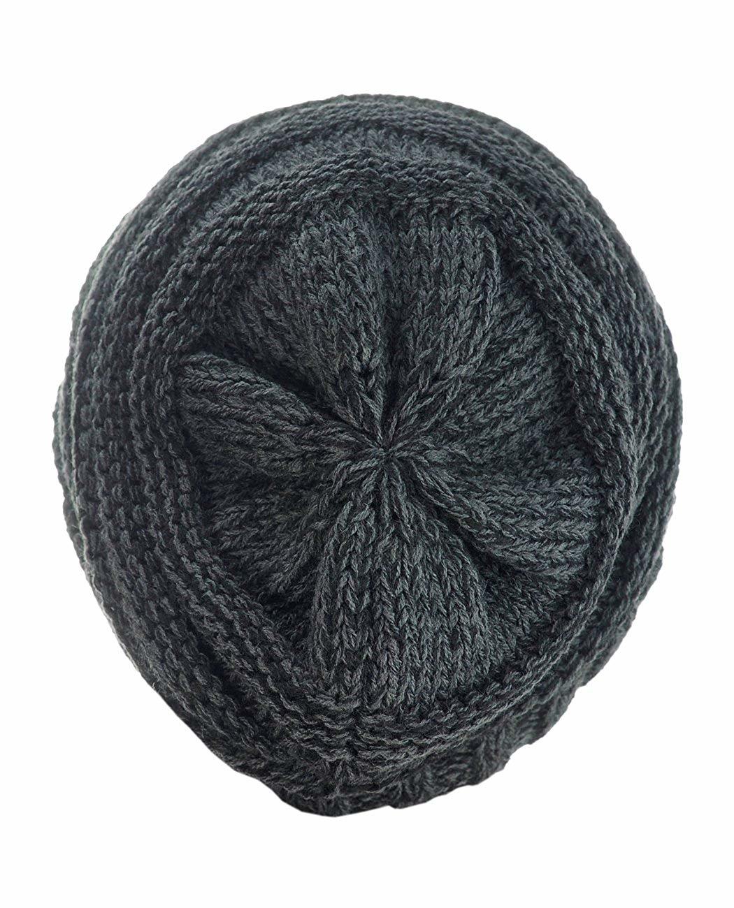 100% Acrylic Baggy Winter Warm Knitted Slouchy Oversized Women Beanie Hat