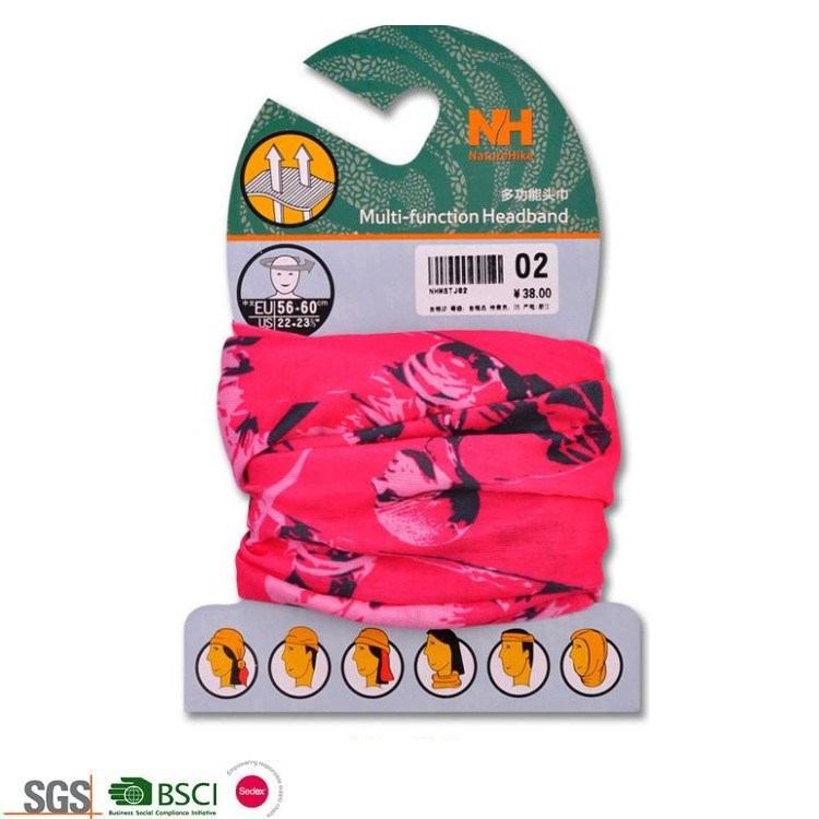 BSCI Audit Multifunctional Sport Scarf Mask Stretchy Seamless Neck Tube Bandana