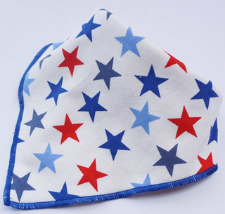 Custom Triangle Cotton Muslin Wholesale Print Organic Disposable Baby Bibs