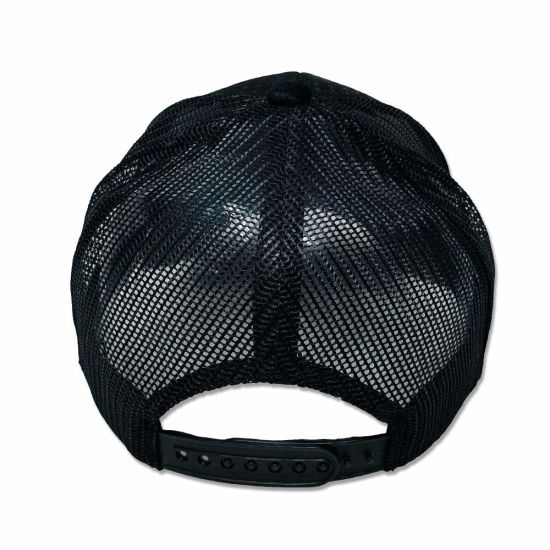 6 Panel Unisex Baseball Curved Bill Durable Suede Trucker Cap with Snap Closure