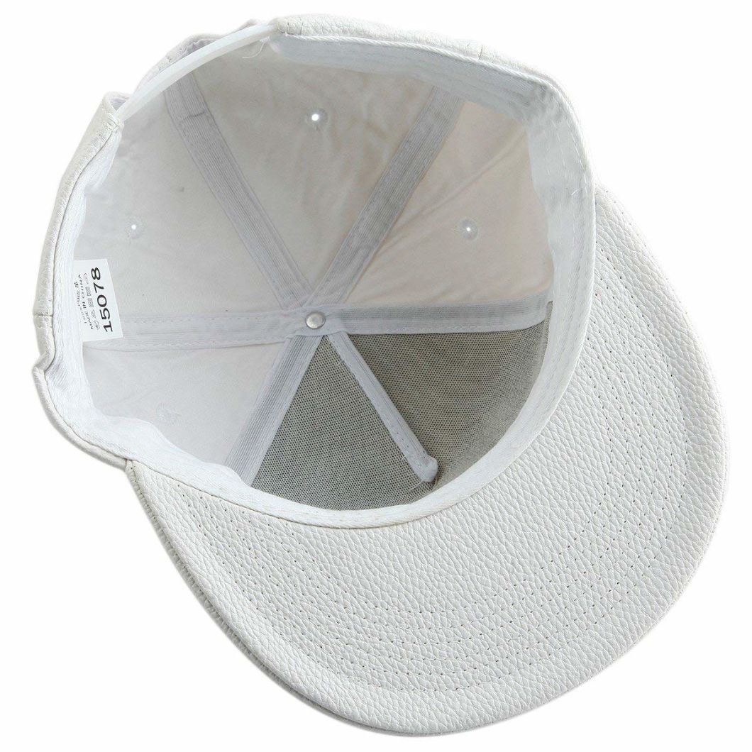 Sedex Audit Wholesale Unisex Hip-Hop Baseball PU Leather Snapback Cap
