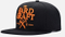 Wholesale Custom 100% Cotton 6-Panel Black 3D Embroidered Snapback