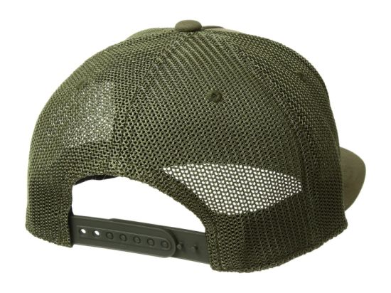 OEM Cotton Patch Green 5-Panel Nylon Mesh Snapback Trucker Caps