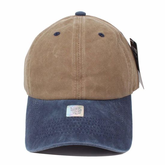 Wholesale Washed Dyed Cotton Adjustable Solid Baseball Six Panel Cap