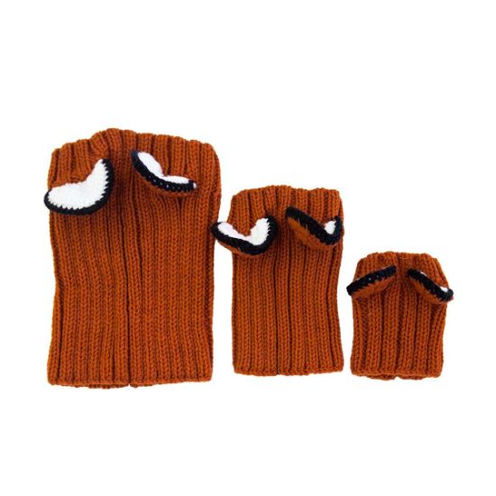 Acrylic Winter Neck Ear Headband Warm Knitted Pets Dog Snood