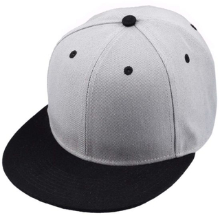 100% Polyester Unisex Adjustable Flat Bill Trucker Plain Snapback Cap