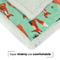 Wholesale Custom Rolled up 100% Polyester Plush Backing Sherpa Throw Fleece Baby Blanket for Toddler Baby Children