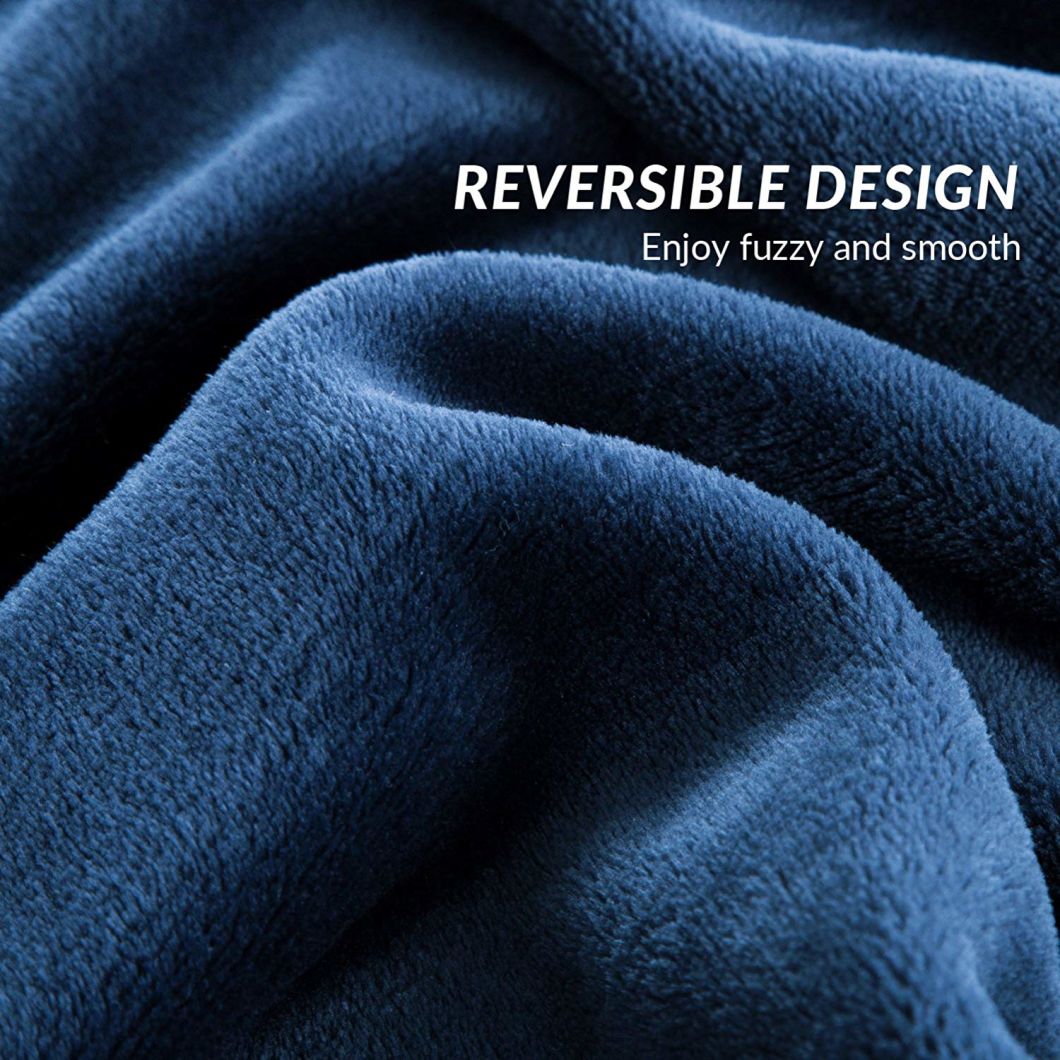 Sedex Audit 100% Polyester Super Soft Warm Fuzzy Lightweight Luxury Blanket Fleece