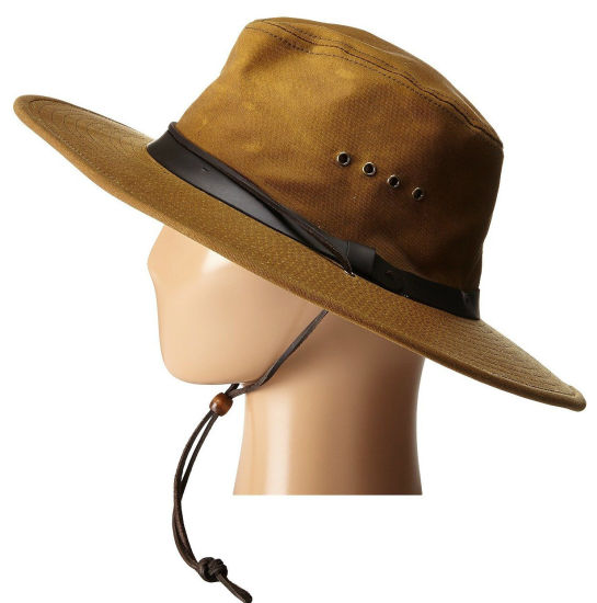 Custom Wide Brim Bucket Cotton Outdoor Fishing Hat with String