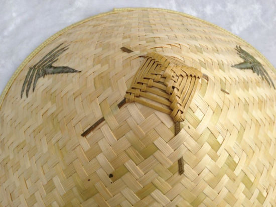 Wholesale Farmer Fishing Hat Chinese Oriental Vietnamese Bamboo Straw Hat