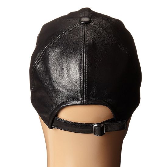 Sedex Audit Adjustable Baseball Style Curved Bill Faux Leather Hat