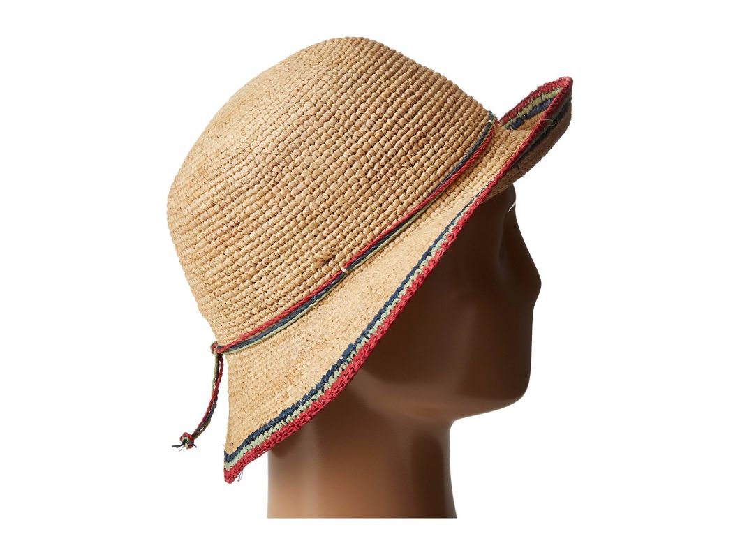 Sedex Audit Summer Women Crochet Raffia Bucket Sun Hat Straw