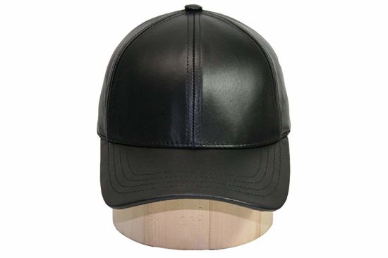100% Genuine Leather Crown Adjustable Classic Cowhide Leather Cap Hat