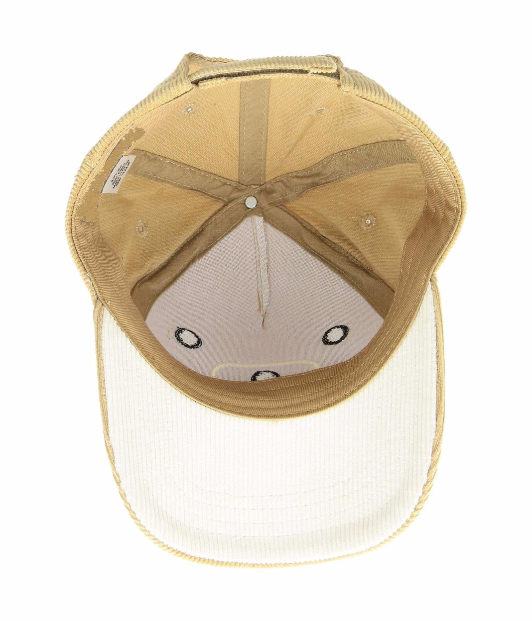 Children Kid 6-Panel Bear Ball Ear Cap with Interior Sweatband