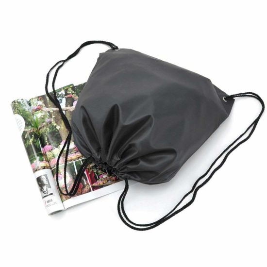 Wholesale Durable Man Women Folding Sport Backpack Nylon Bag Drawstring Bag Home Travel Storage Use