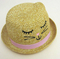 Sedex Audit 3D Embroidery Funny Cartoon Lovely Animal Straw Children Hat