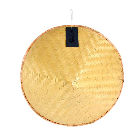 Sedex Audit 100% Bamboo Straw Adjustable Mesh Chinese Bamboo Hat