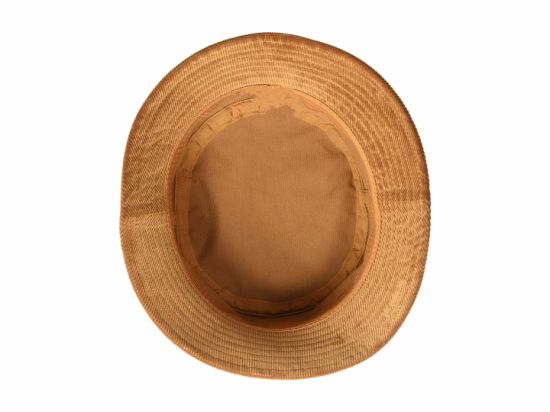 Downturned Brim Flat Crown Corduroy Hat Wholesale Custom