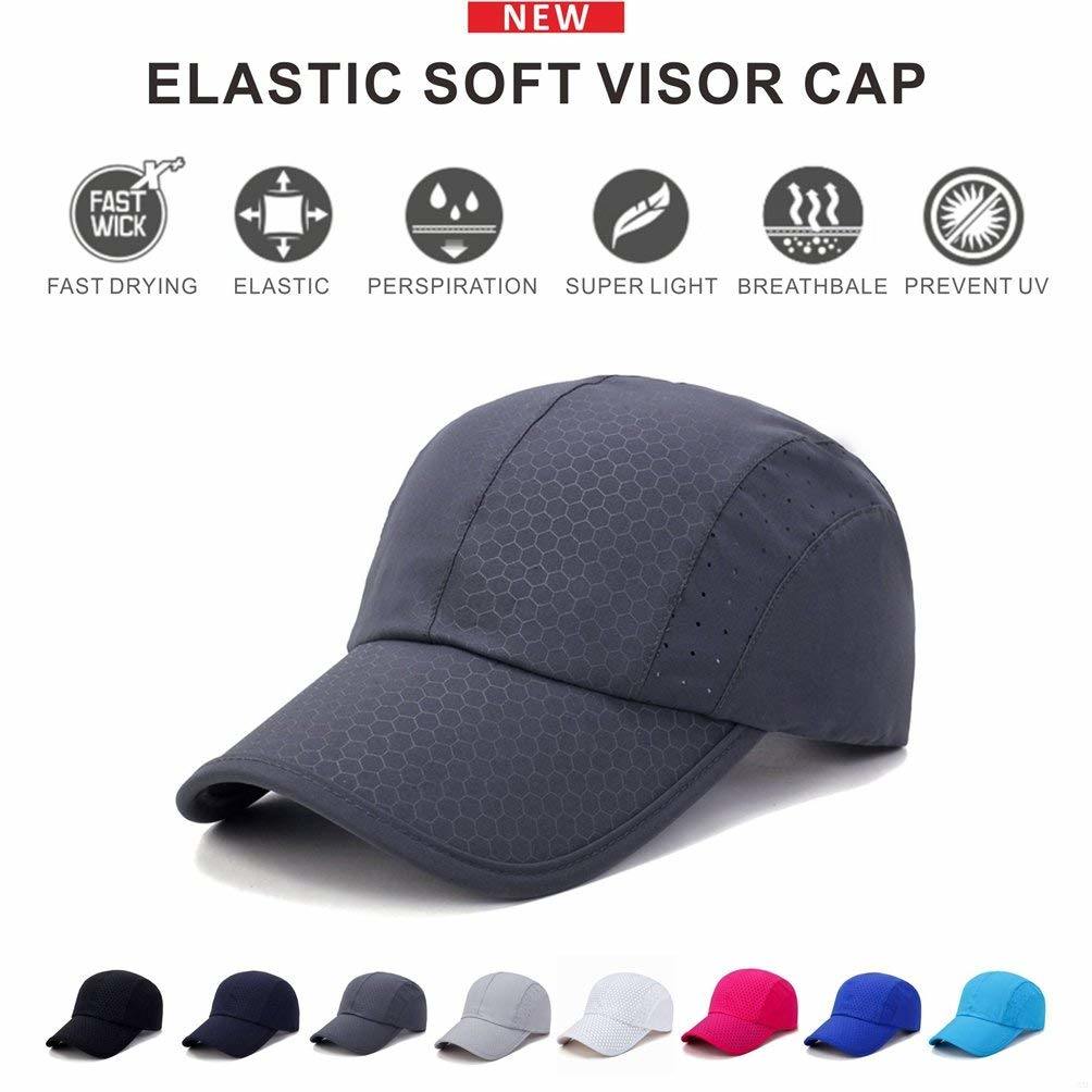 Lightweight Running Cap Waterproof Quick-Dry Polyester Mesh Fitness Hat