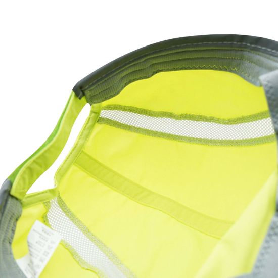 Wholesale Foldable Stripe Mesh Lightweight Quick Drying Runing Reflective Hat