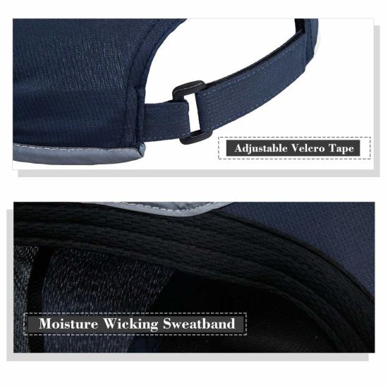 BSCI Audit Quick-Dry Baseball Type Foldable Brim 100% Polyester Cap