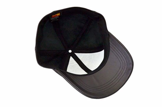 Sedex Audit Custom 6-Panel Fitted Genuine Leather Baseball Cap