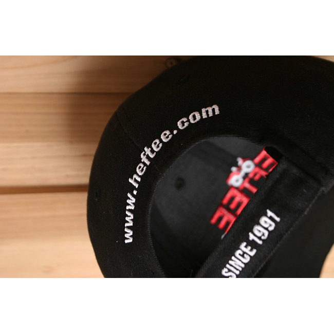 Promotional Embroidered Cotton 6-Panel Sports Denim Black Baseball Cap