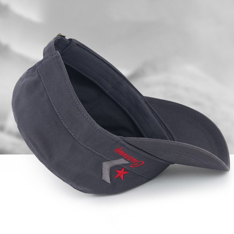 Embroidered Badge Fitted Tactical Flat Top Cotton Beret Army Military Cap
