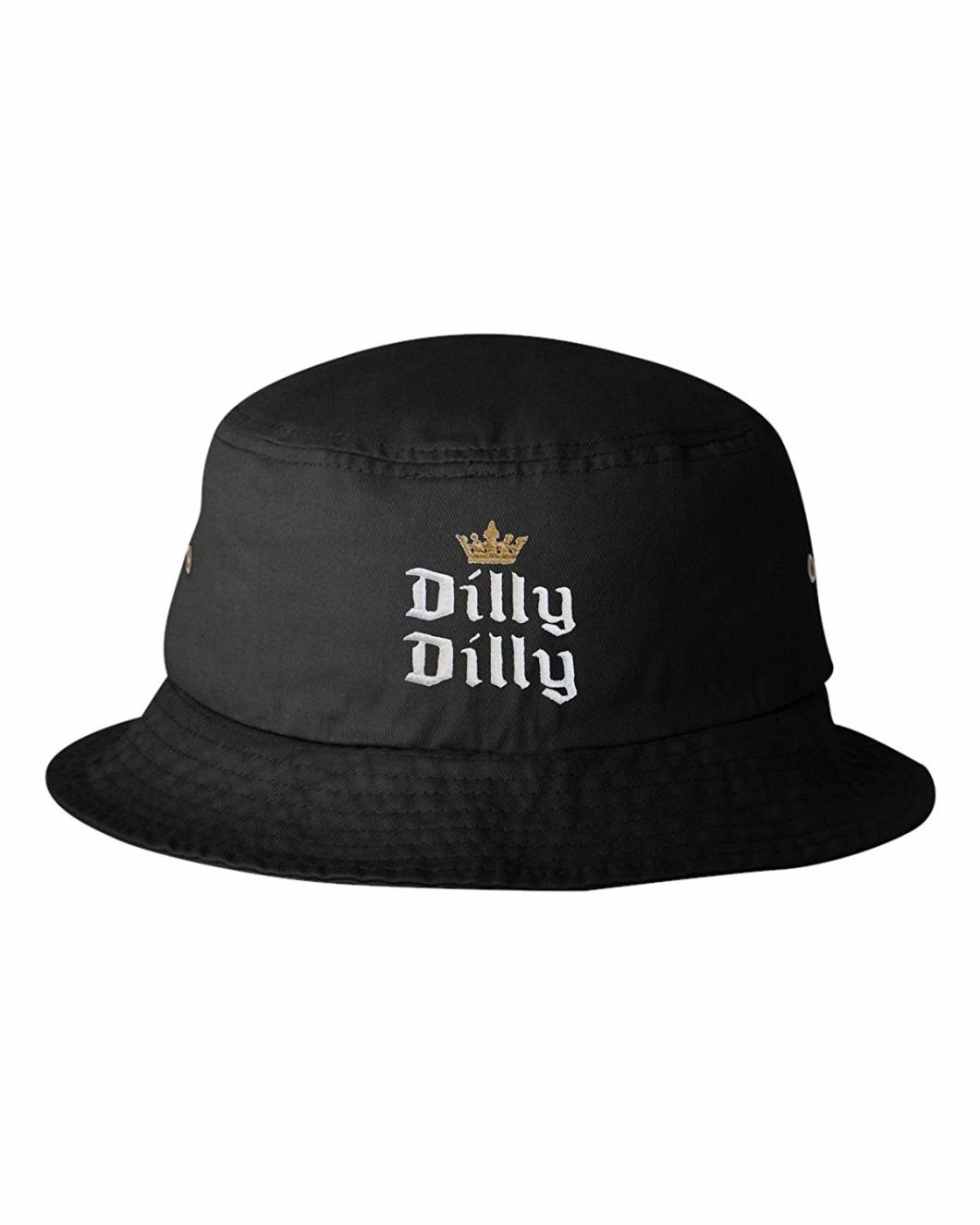 100% Cotton Promotional Flat Crown Embroidered Fashion Bucket Hat