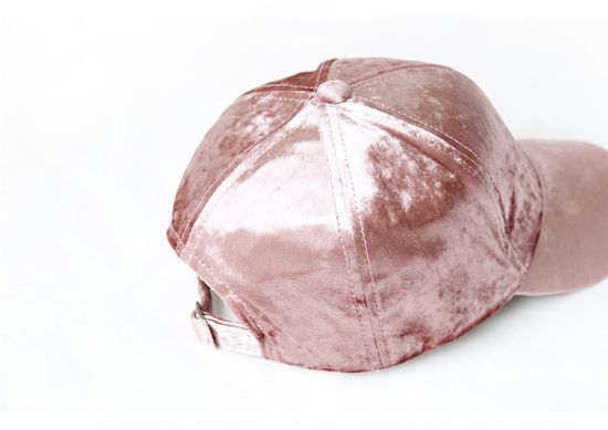 Adjustable Fashion Custom Pink 100% Polyester Pleuche Activities Women′s Baseball Cap