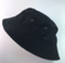 Custom Downturned Brim Folding Cotton Black Plain Bucket Hat