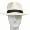 Classic Fedora Straw Hat Panama with Removable Exotic Feather