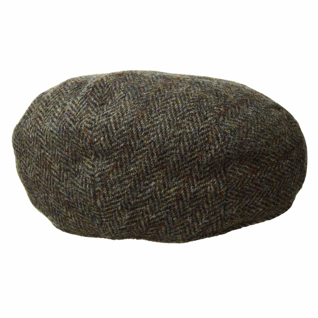 Wholesale 100% Wool Custom Fashion Beret Tweed Newsboy IVY Hat
