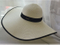 Sombrero White Lady Custom Paper Summer Wide Brim Beach Straw Hat