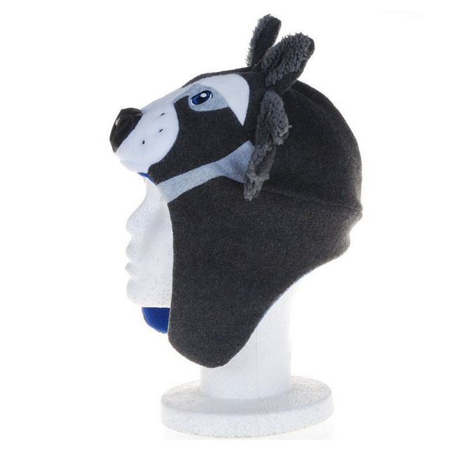 Cute Cartoon Warm Soft Kids Girl Warmer Ear Flap Plush Winter Head Animal Hat