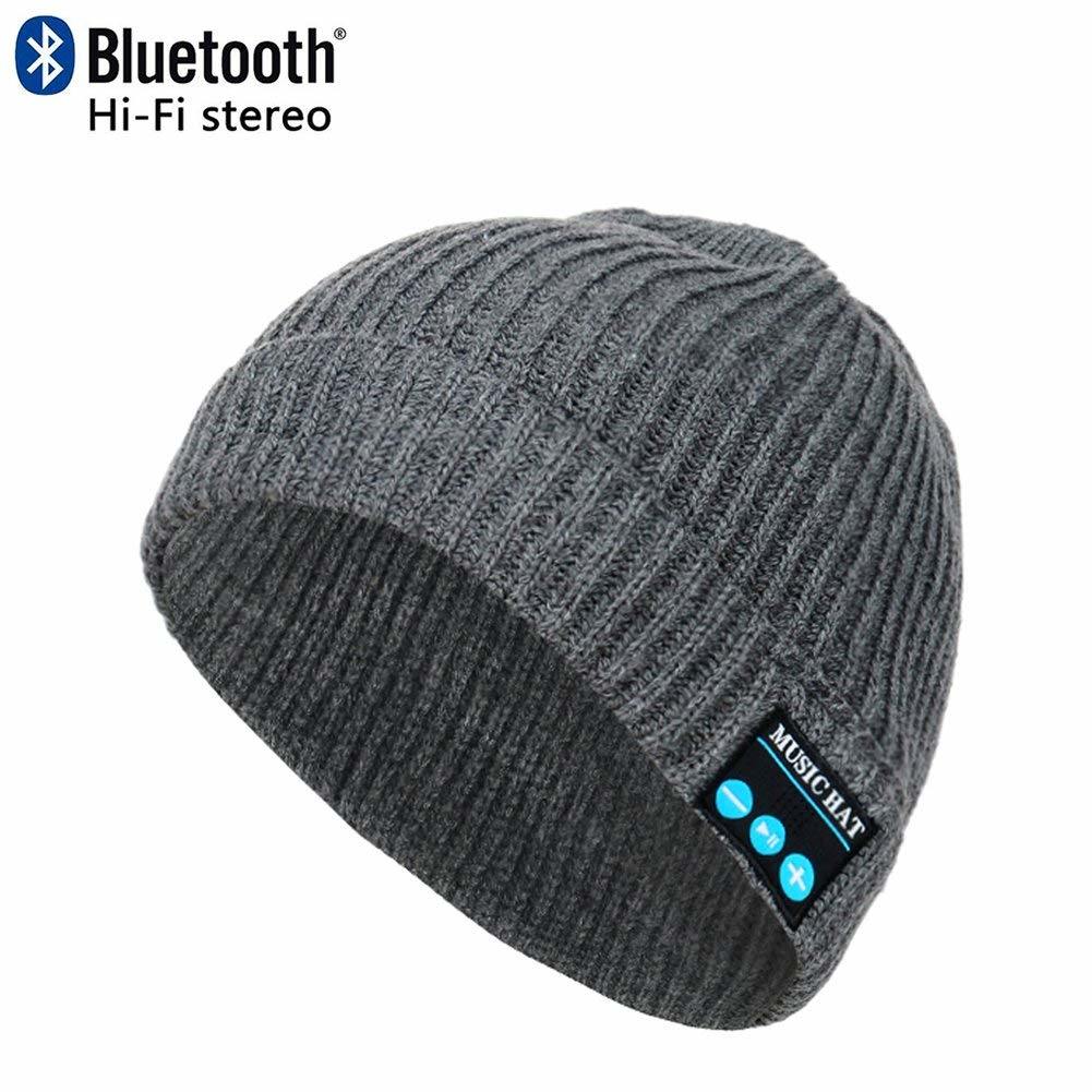 Winter Beanie Soft Music Headphone Hat Wireless Bluetooth Smart Cap