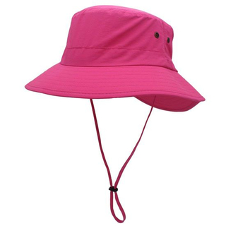 Polyester Bucket Quick Dry Fit Hat with Adjustable Toggle String