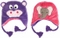 Soft Velvet Fleeceeanie Child Animal Hippo Elephant Bren Hat Winter