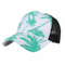 Sedex Audit 100% Polyester Mesh Trucker Cap Printing Coconut Tree