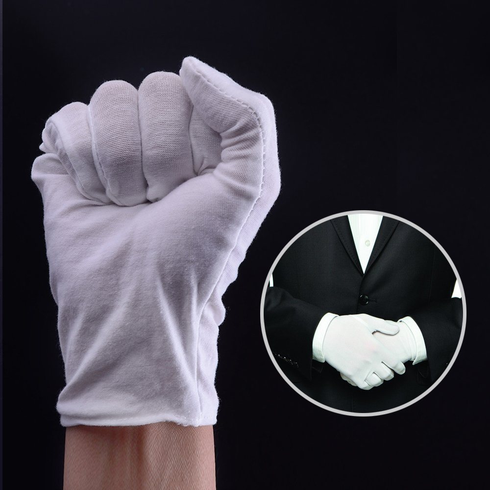 Custom Polyester Work Stretchable Lining Cotton Microfiber Gloves