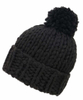 Soft Warm Beanie Chunky Knit Hat with Faux Far POM POM