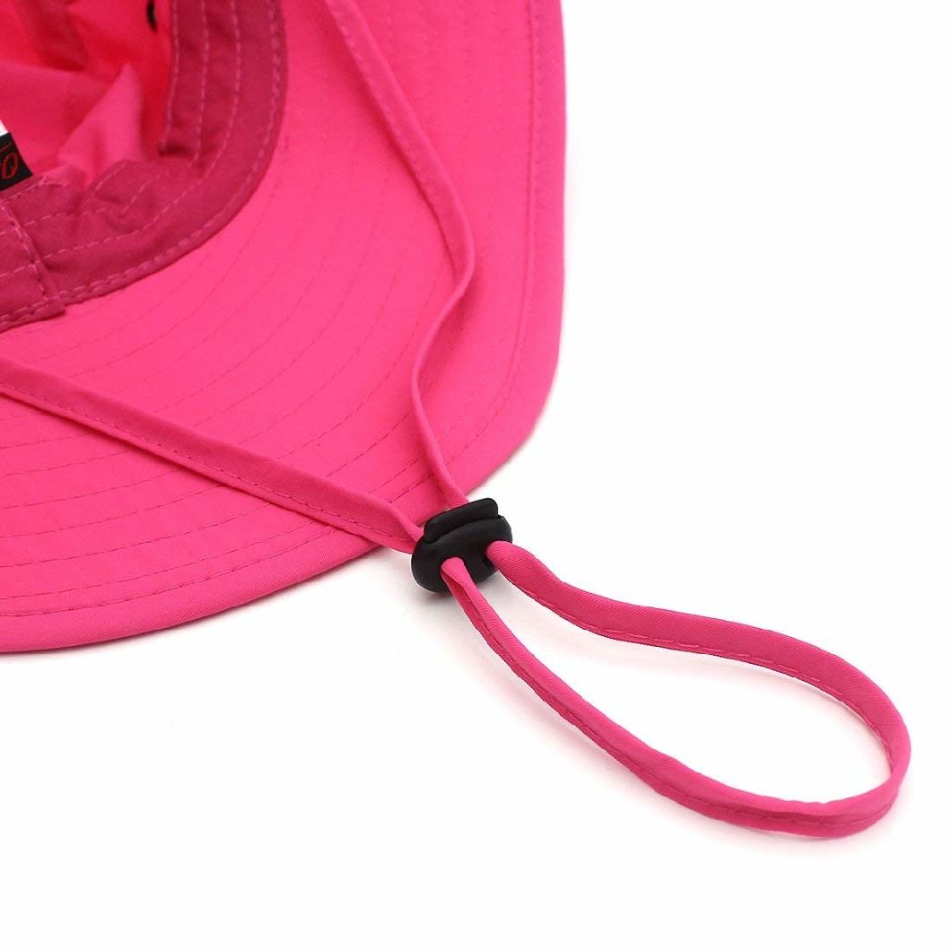 Polyester Bucket Quick Dry Fit Hat with Adjustable Toggle String