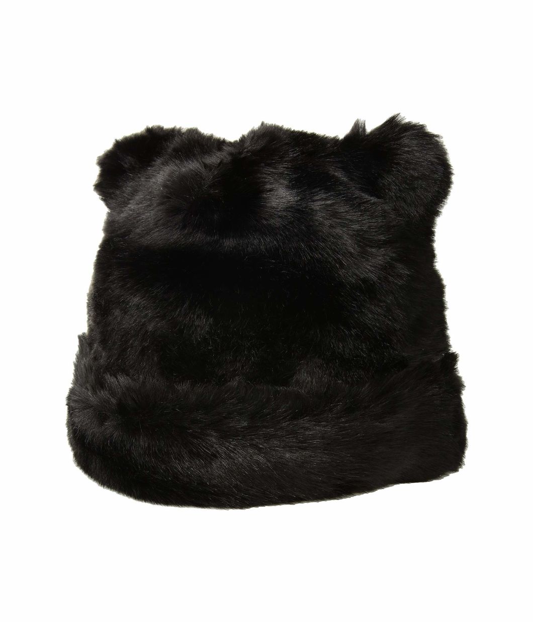 Adjustable Side Strings Faux Fur POM Beanie Mink Fur Hat