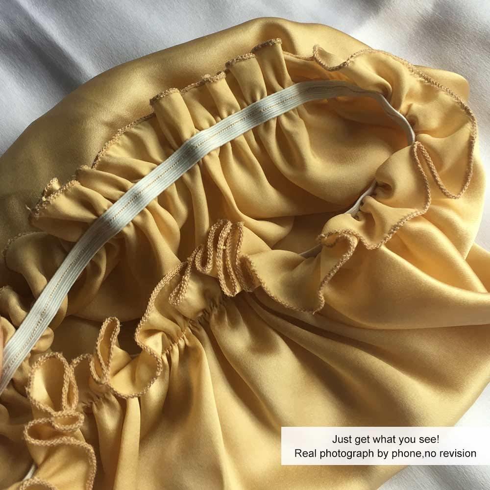 Wholesale Custom Women Sleep Bonnet Head Cover Silk Cap for Hair&Scalp