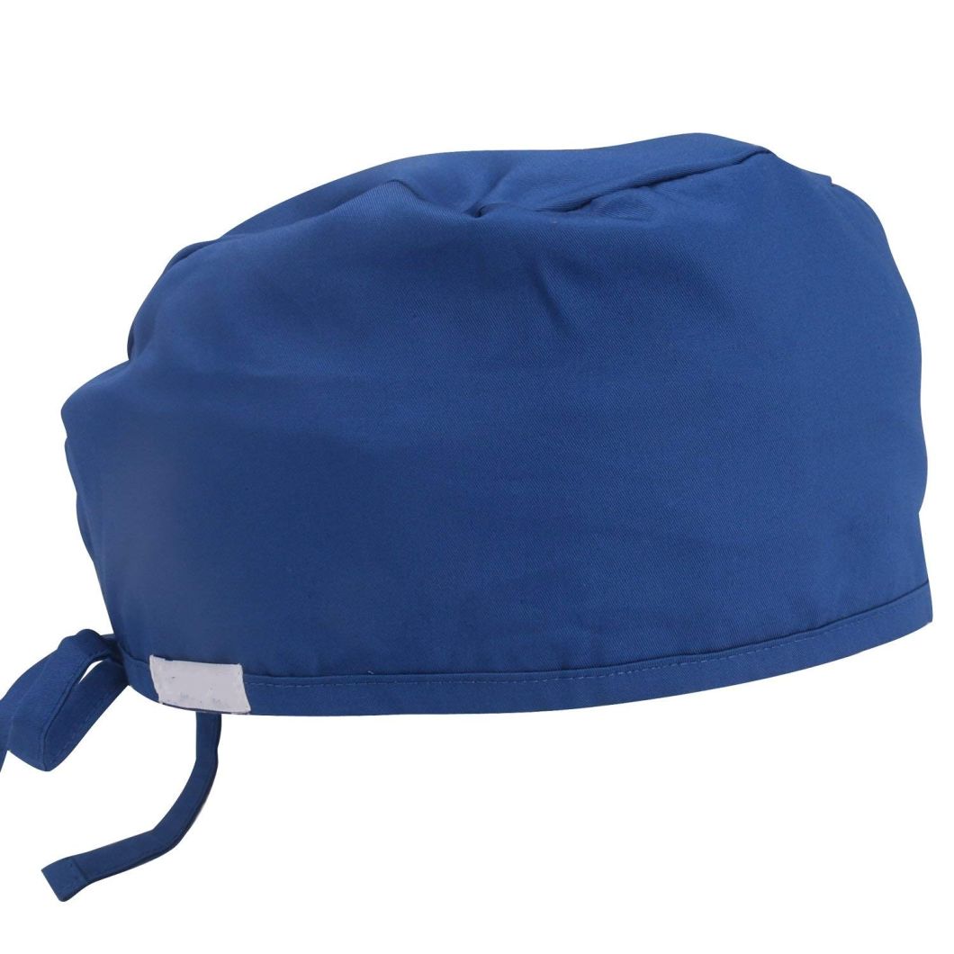 Wholesale Easy Adjustment 100% Cotton Unisex Scrub Cap with Cord Lock