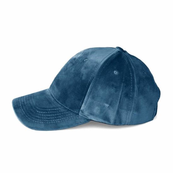 Adjustable Soft Baseball Cap 6-Panel Solid Sport Velvet Dad Hat