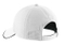 100% Cotton Breathable Dry-Fit Unstructured Crown Branded White Baseball Cap