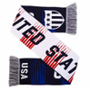 Sedex Audit 100% Acrylic Football USA Fan Scarf Double-Sided Knit Soccer Scarf